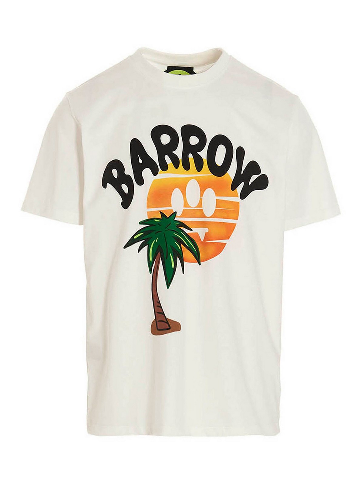Shop Barrow Logo Print T-shirt In White