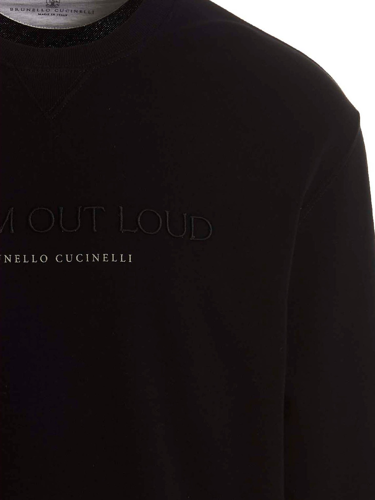 Brunello Cucinelli Logo sweatshirt - Black - Men|M0T353441CXD62