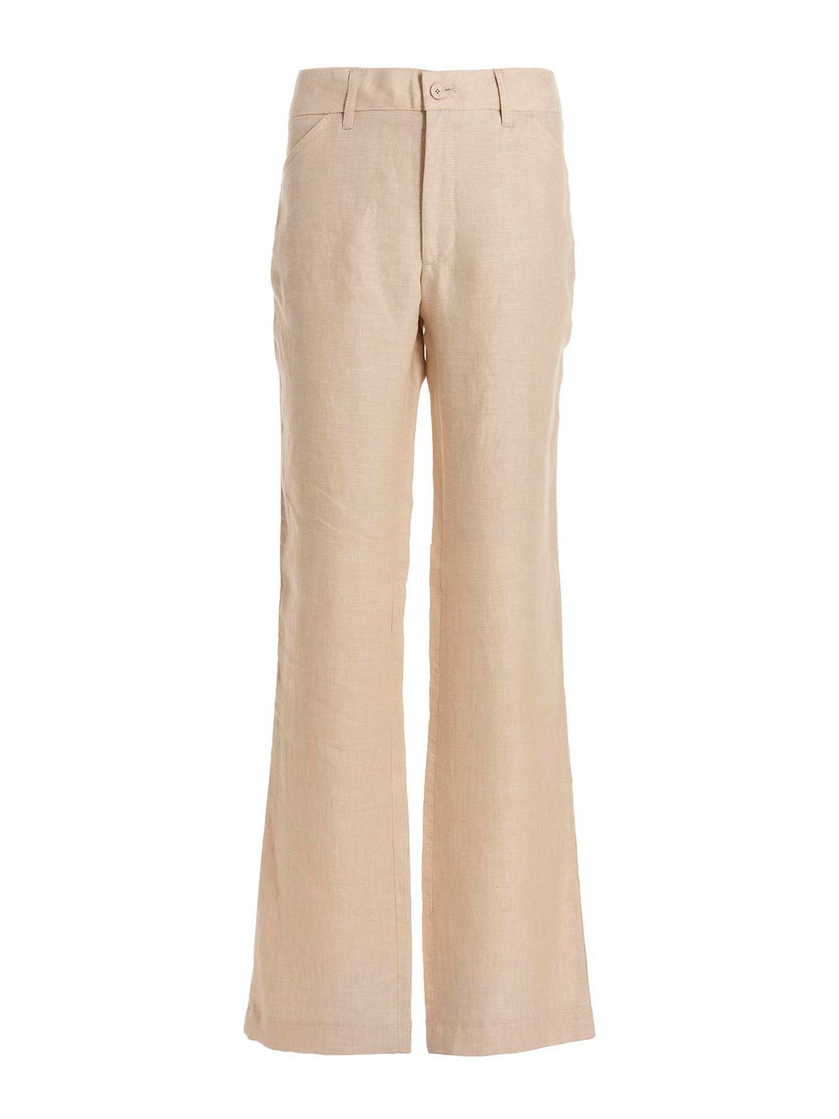 Buy Mens Cotton Linen English Khaki Trousers Online | Merchant Marine