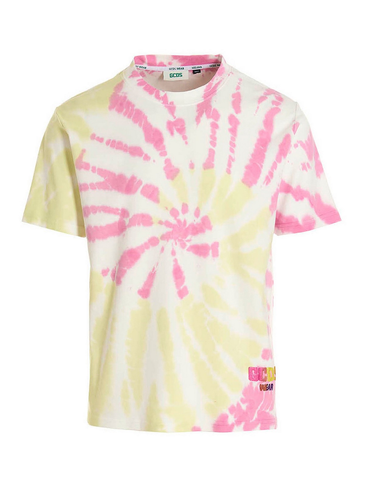 Shop Gcds T-shirt  Tie Dye In Multicolour