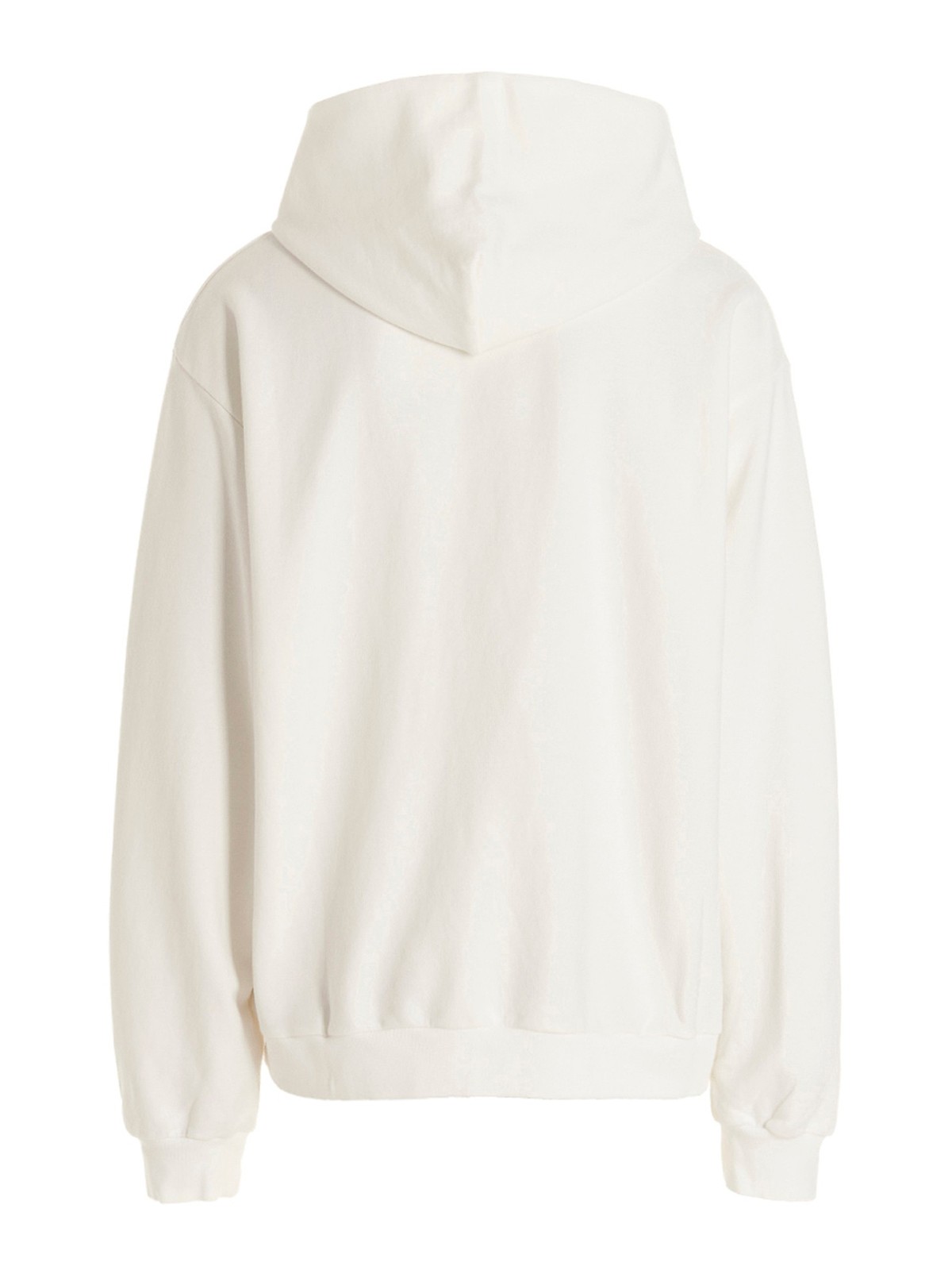 Shop Marni Logo Hoodie In White