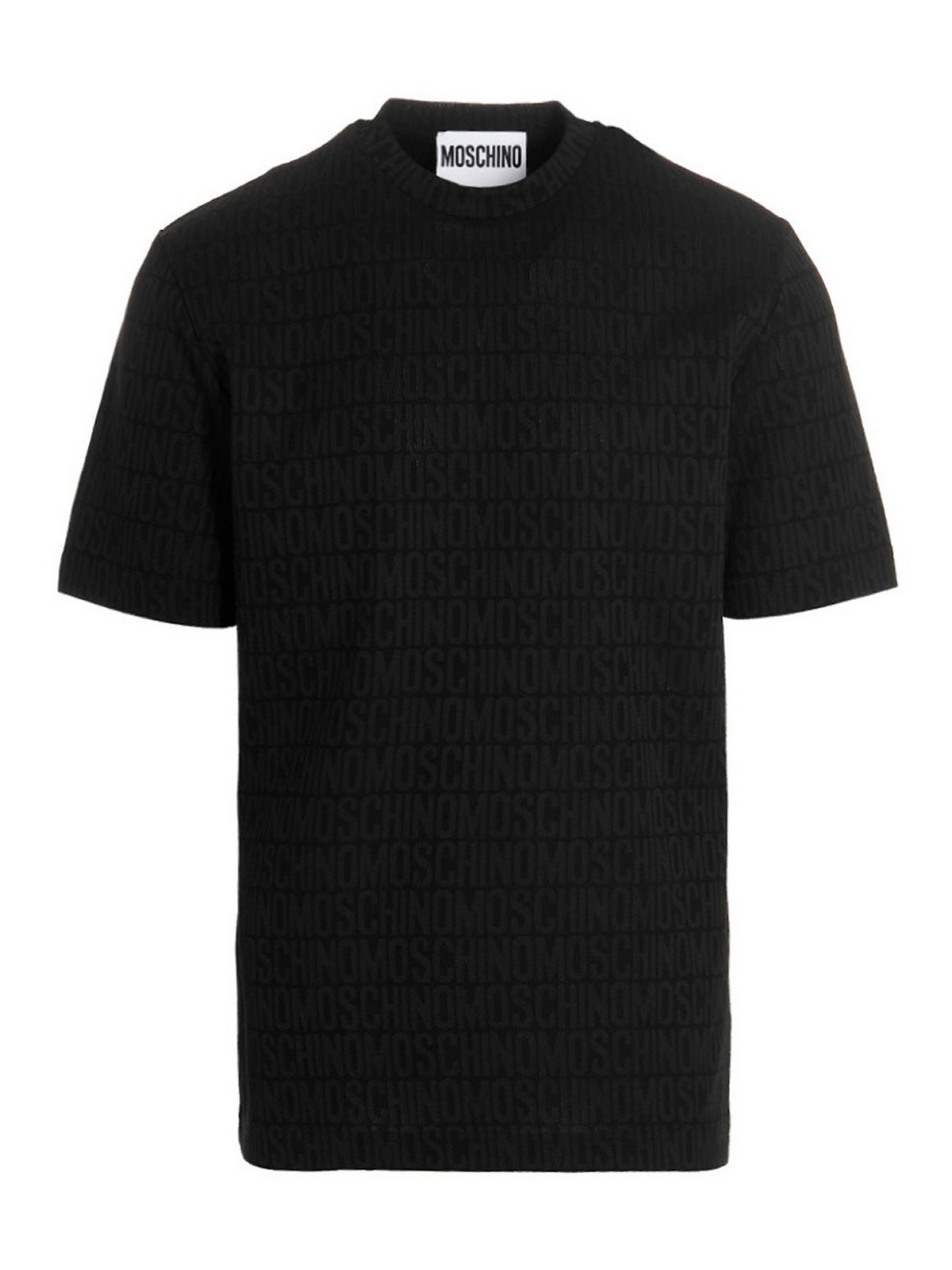 Moschino Camiseta - Monogram In Negro