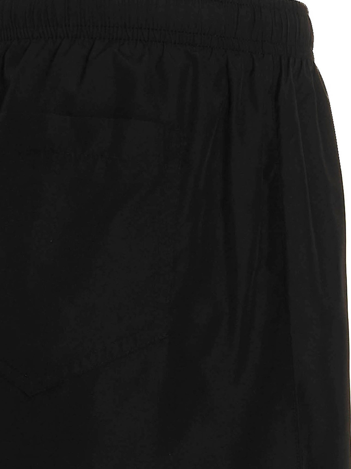 Shop Moschino Logo Swimming Trunks In Black