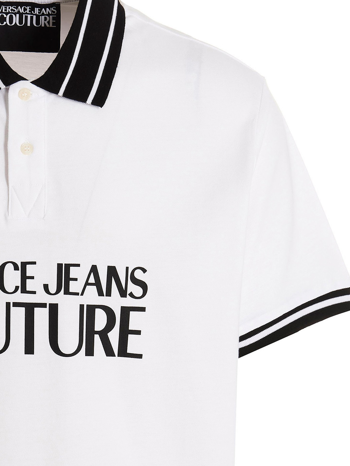 Tシャツ・カットソー VERSACE Woman Polo Shirt White 78HAGT00CJ01T G03 90_E75HAGT08-ECJ01T_EG03_10_V~