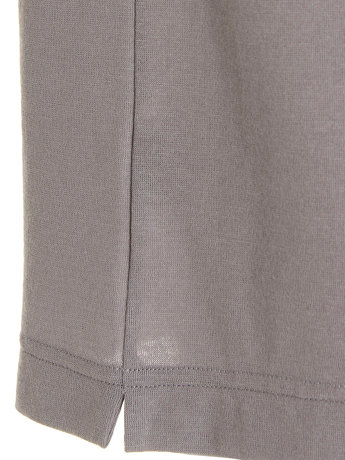 Shop Zanone Polo - Gris In Grey