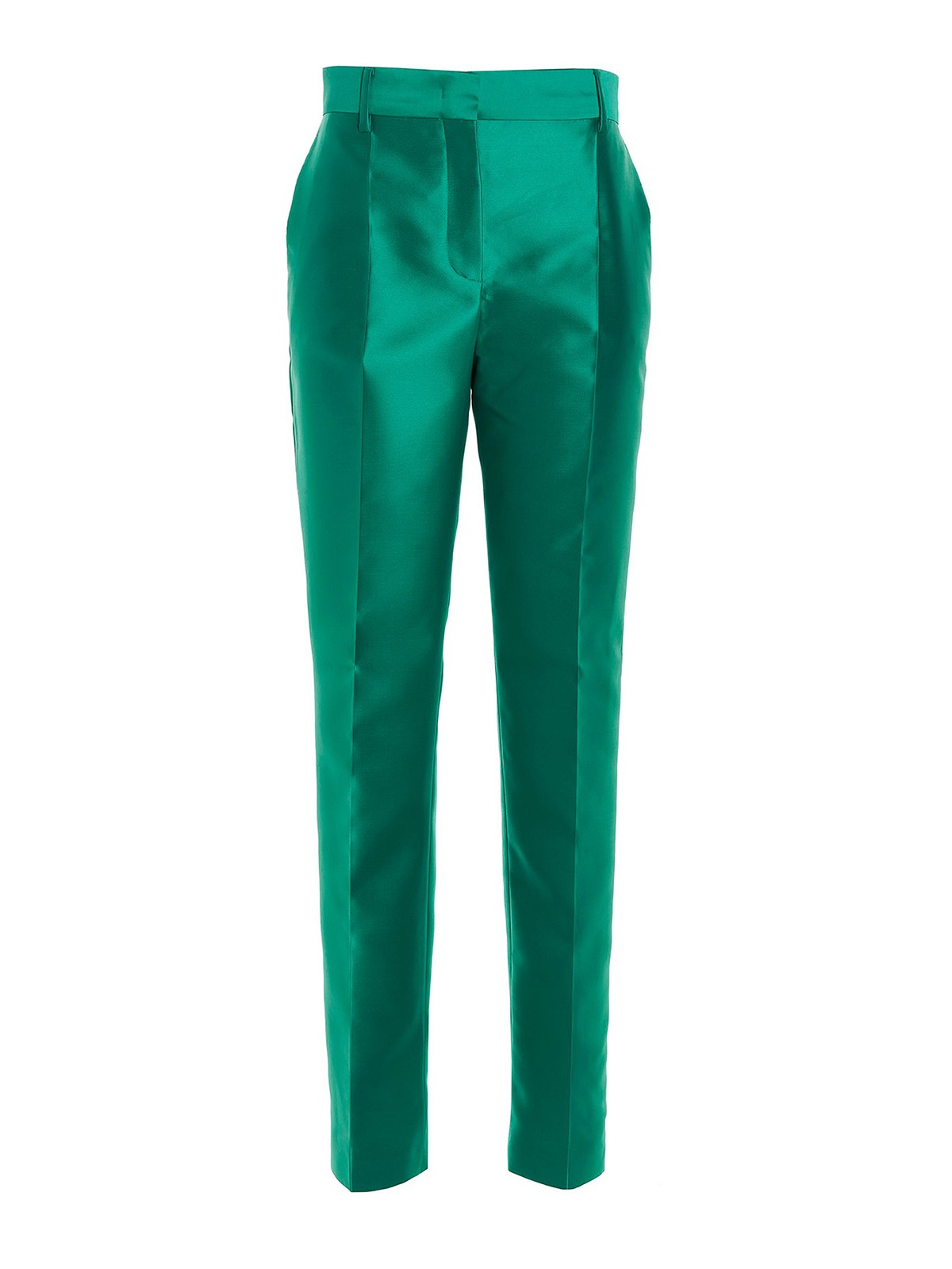 Shop Alberta Ferretti Pantalones De Sastrería - Verde
