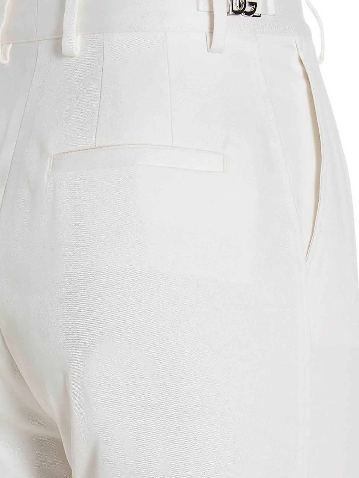 Shop Dolce & Gabbana Pantalones De Sastrería - Blanco In White