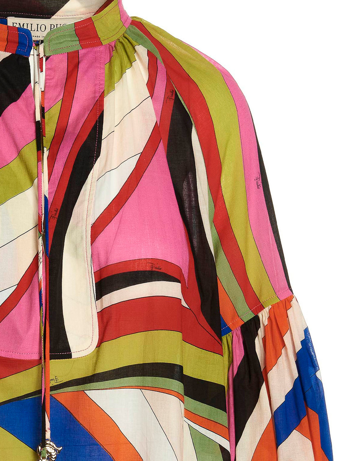 Shop Emilio Pucci Vestido Corto - Multicolor In Multicolour