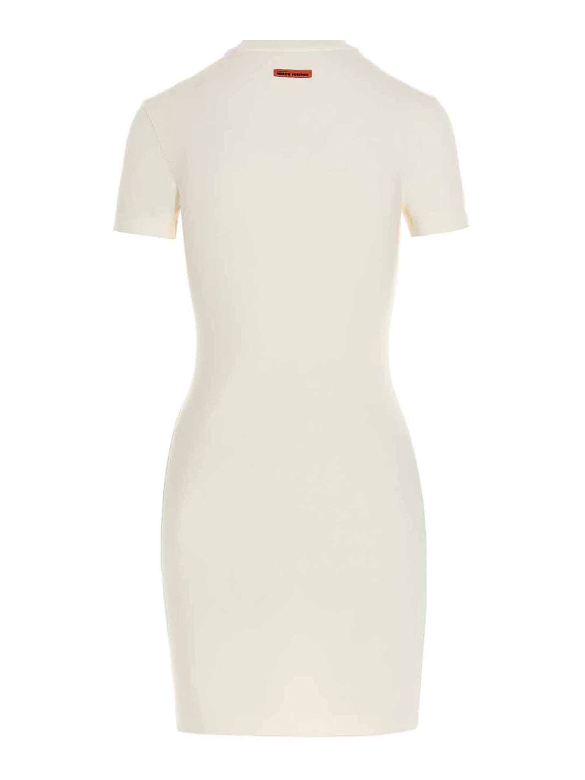 heron preston t shirt dress Heron Preston White Style Mock Neck T-Shirt Dress Heron Preston