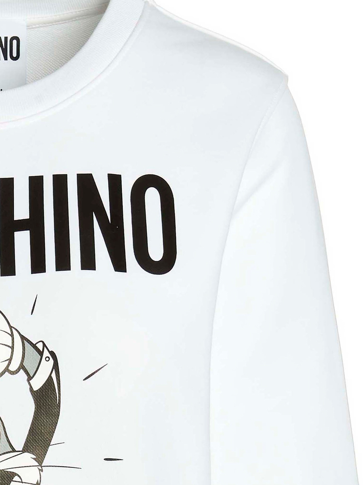 Shop Moschino Bugs Bunny Sweatshirt In White