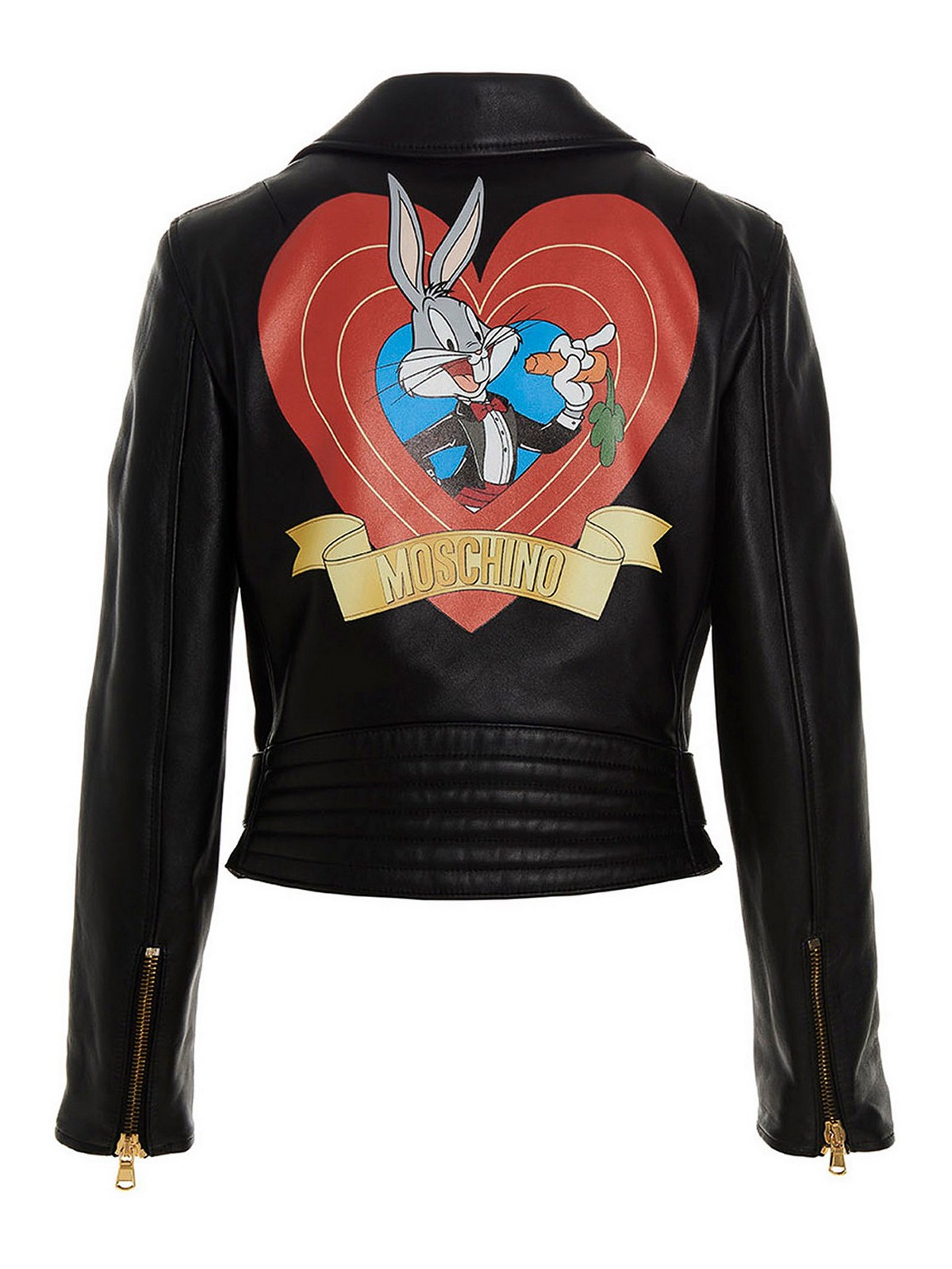 Leather jacket Moschino - Bugs bunny jacket - 377910701555