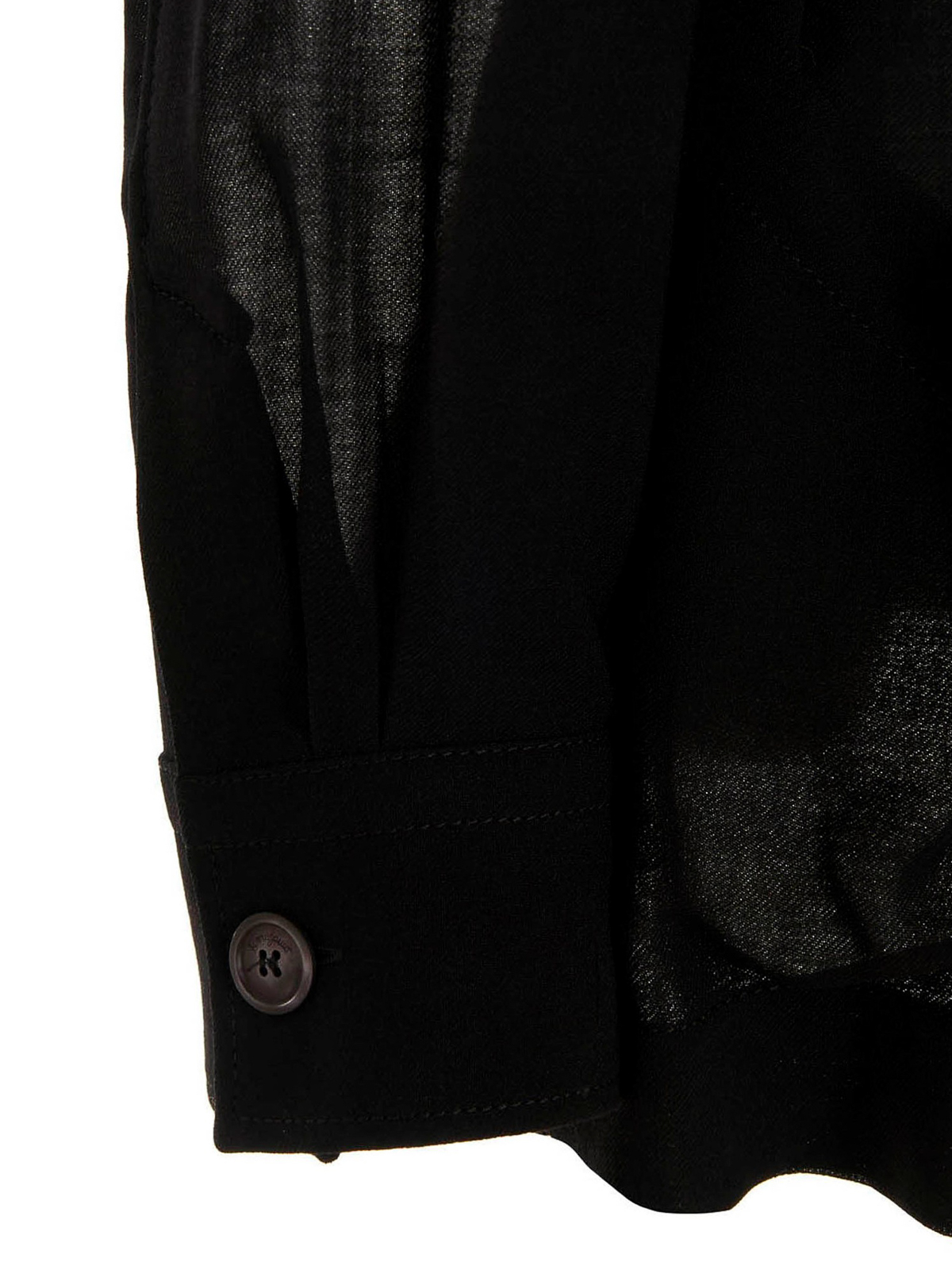Shop Ferragamo Wool Blend Jacket In Black