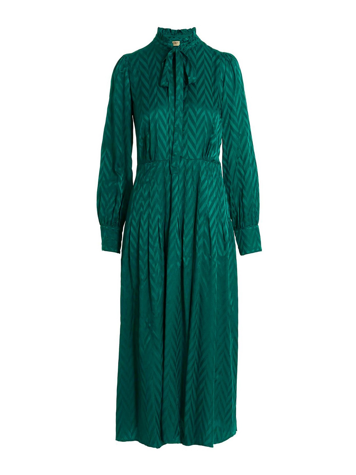Twinset Chevron dress - Green - Women|231TP216110316 | thebs.com Twinset Chevron dress - Green - Women|231TP216110316 | thebs.com