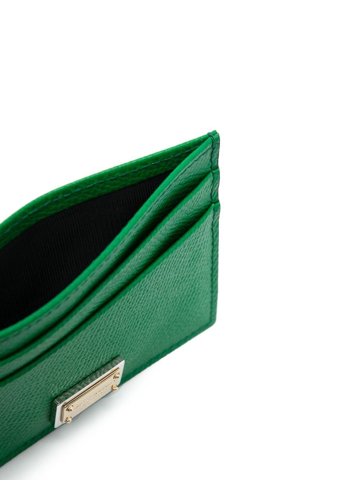 DOLCE & GABBANA グリーン 三つ折り財布 Dolce & Gabbana 財布 - 緑 - グリーン | BI0330A100187192
