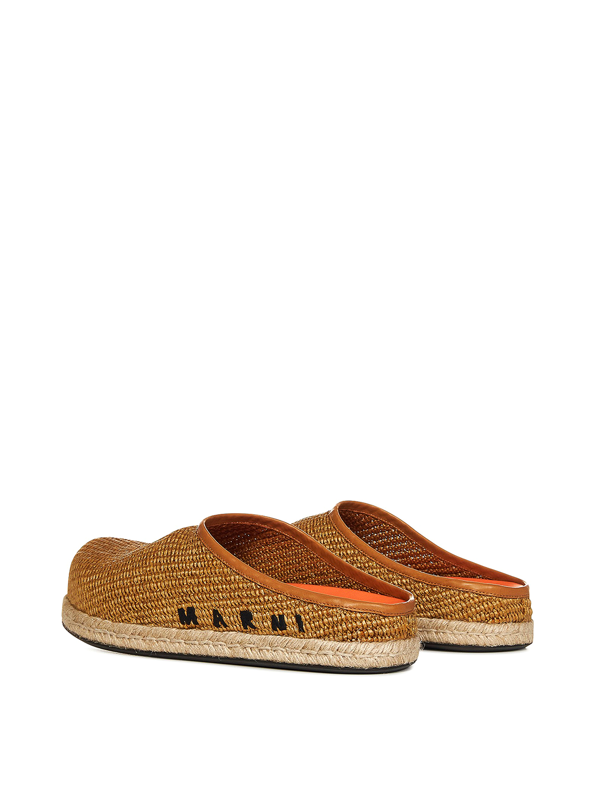 【関税&送料込】Marni Camel Suede Slippers Black leather Bambi 3.0 loafer with double buckle | Marni