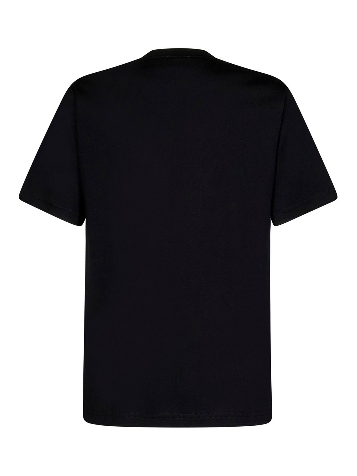 Shop Burberry Patched Logo Tee In Negro