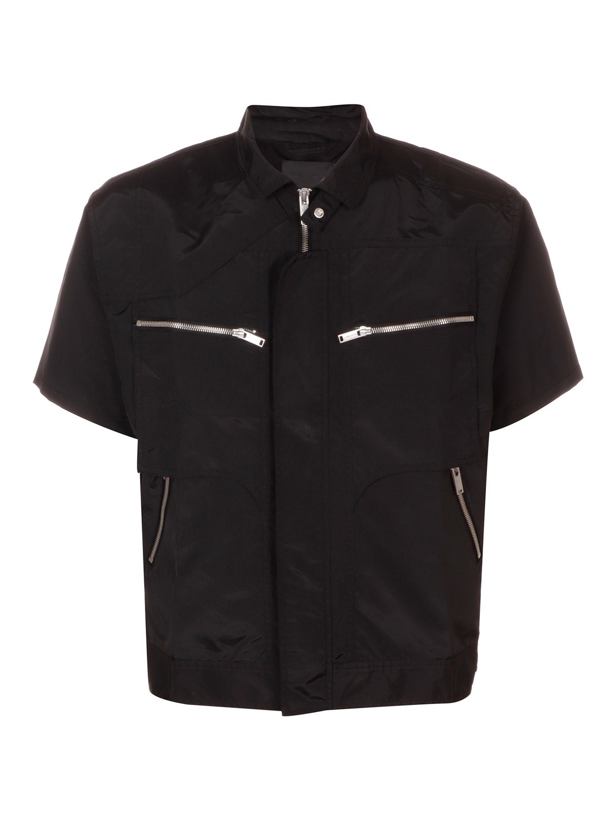 Heliot Emil Technical nylon shirt with zip - Men