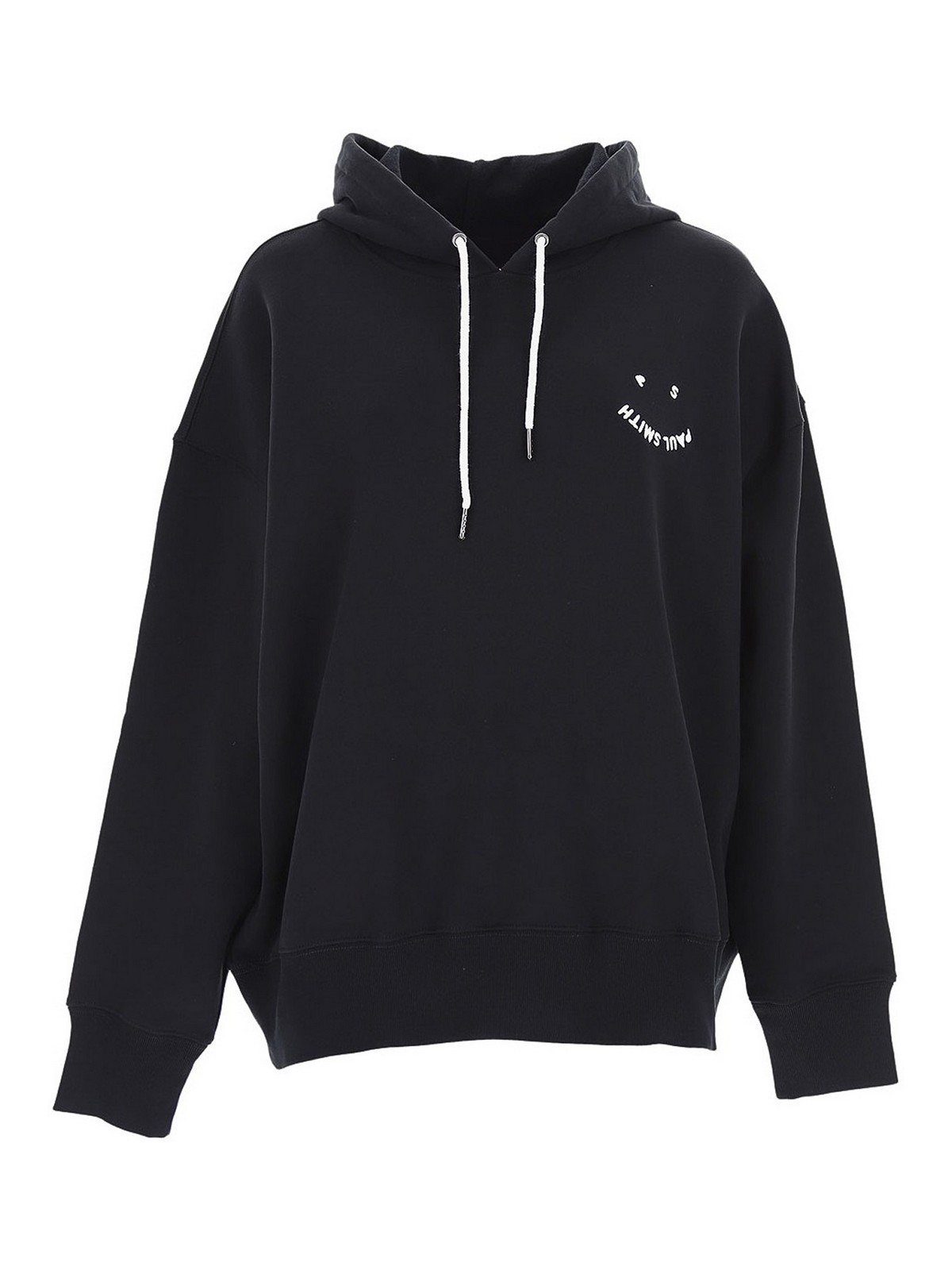 Ps By Paul Smith Happy Hoodie In Black