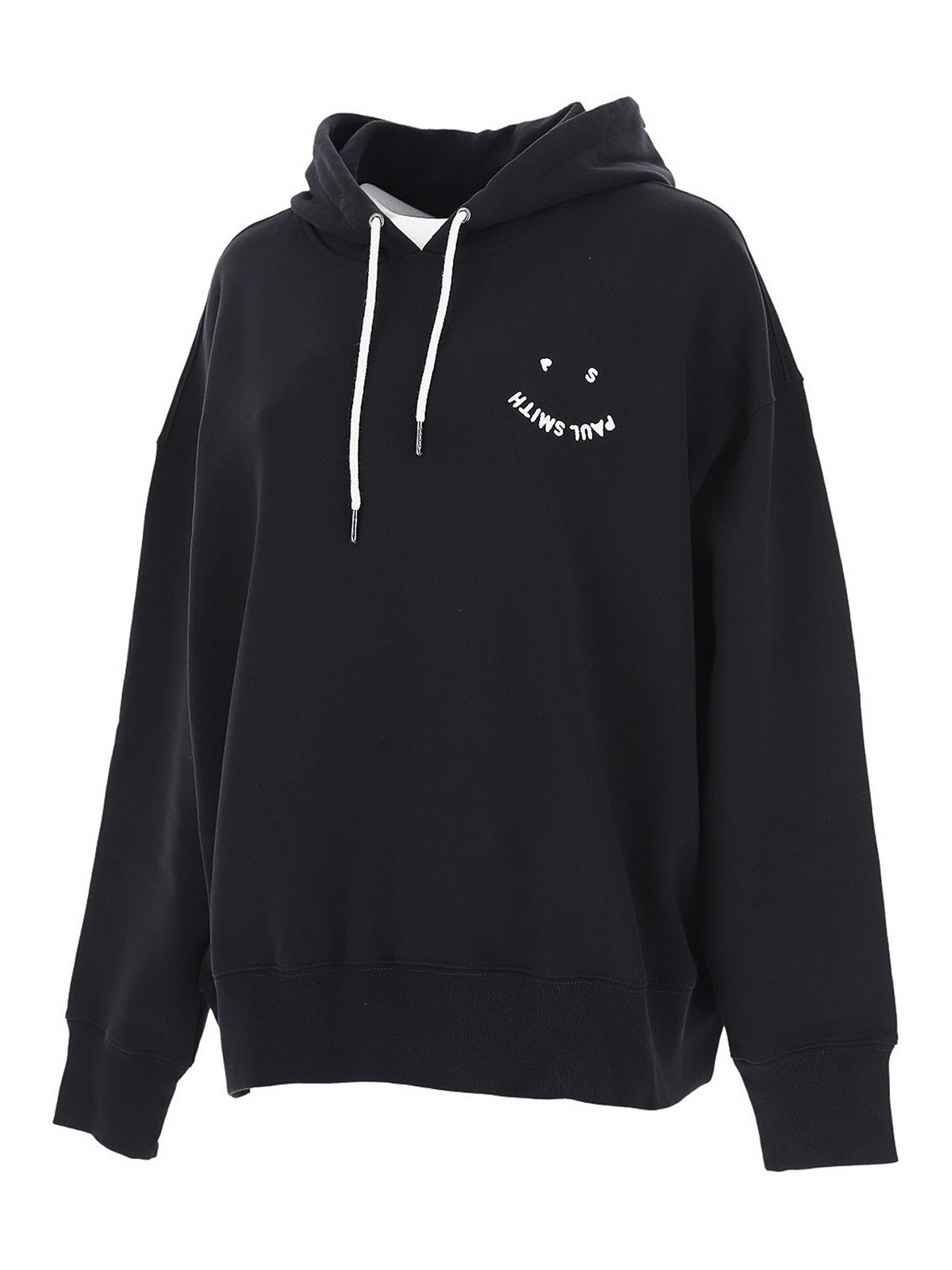 Shop Ps By Paul Smith Happy Hoodie In Black