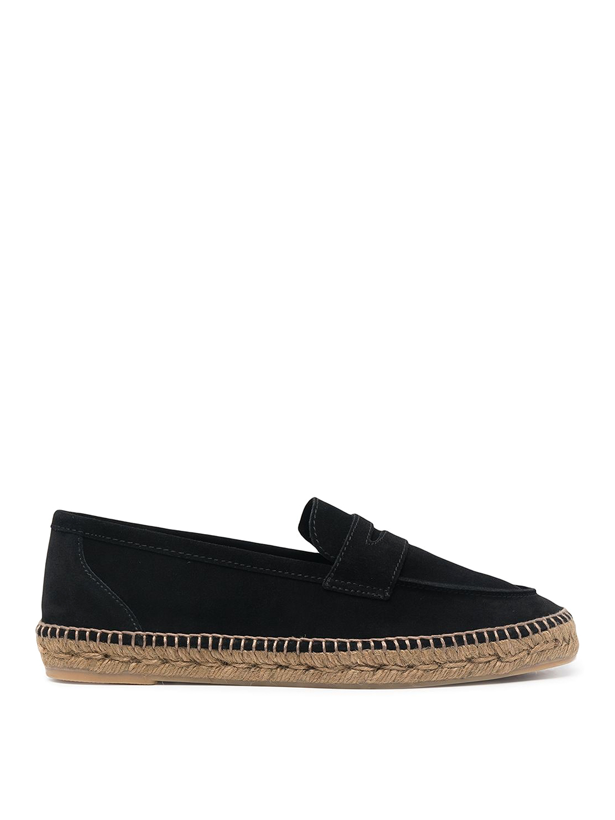 Castaner Suede espadrilles loafer - Black - Men|T005100