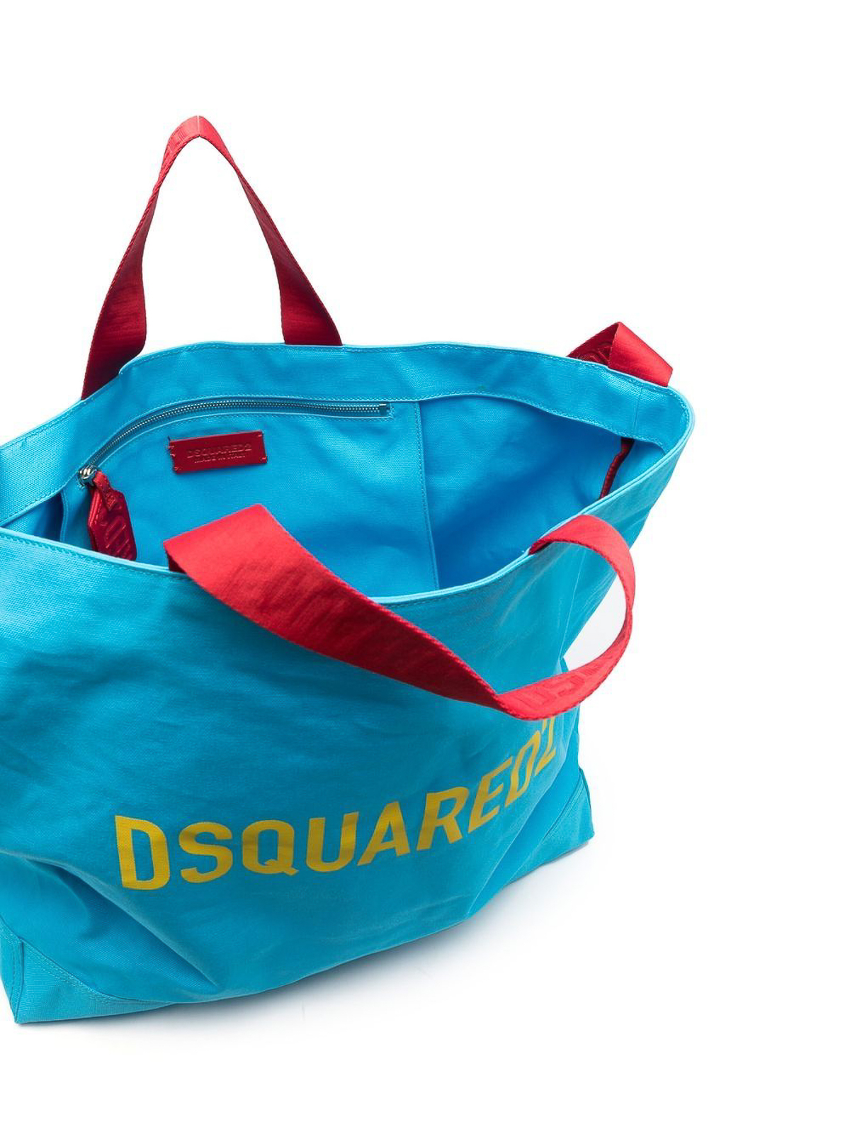 Dsquared2 Logo print tote bag Light Blue SPM006400306190M2640