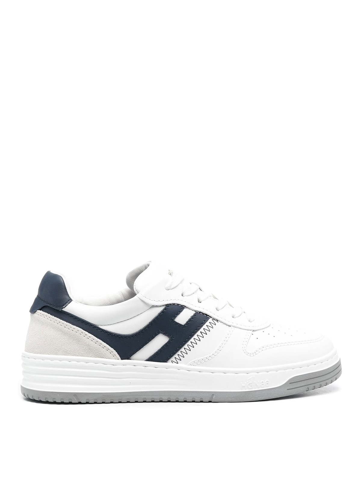 Hogan Logo-patch Low-top Sneakers In White
