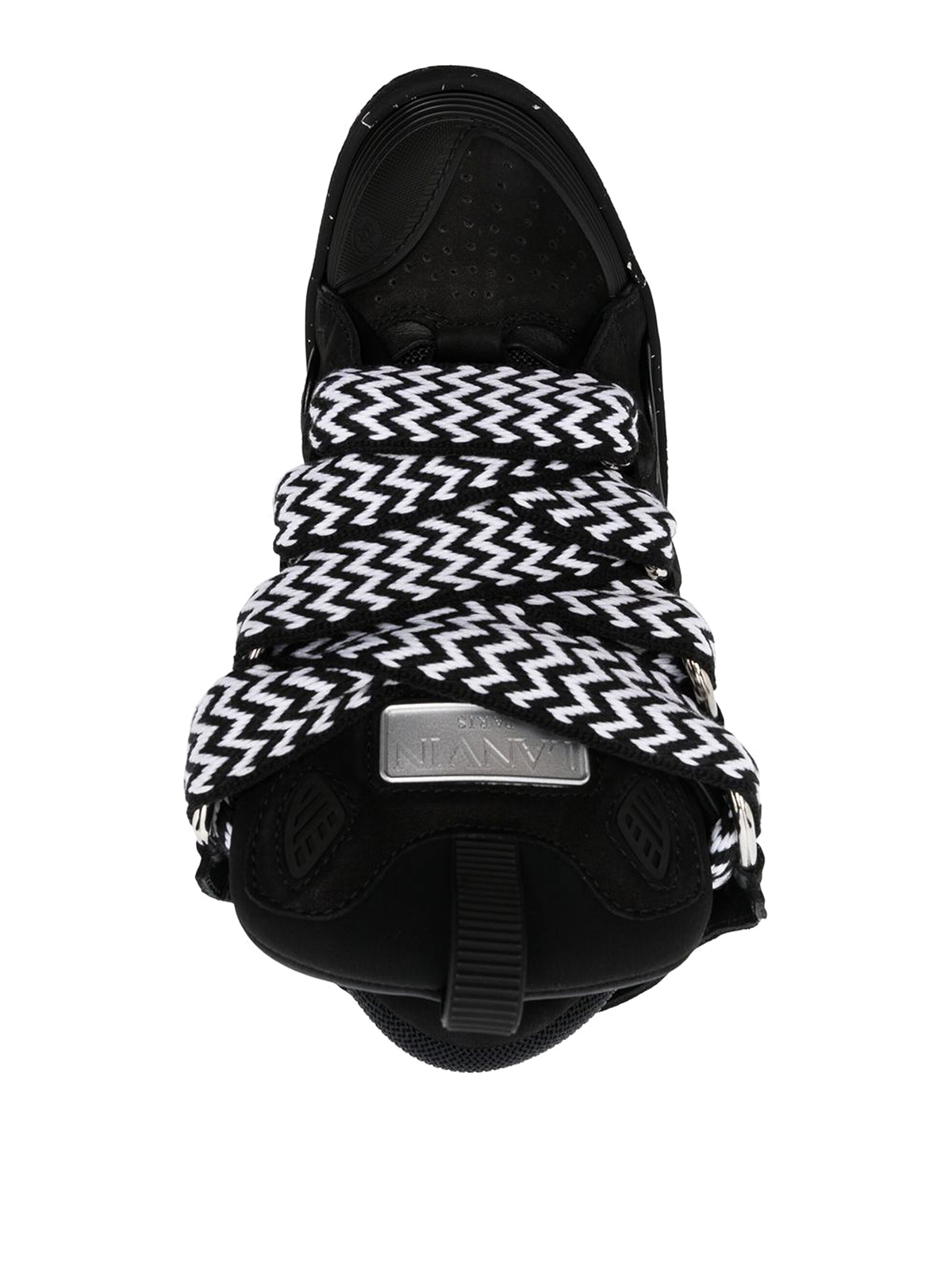 【関税&送料込】Lanvin Sneaker With Logo Lanvin Curb Sneakers | Black | FARFETCH
