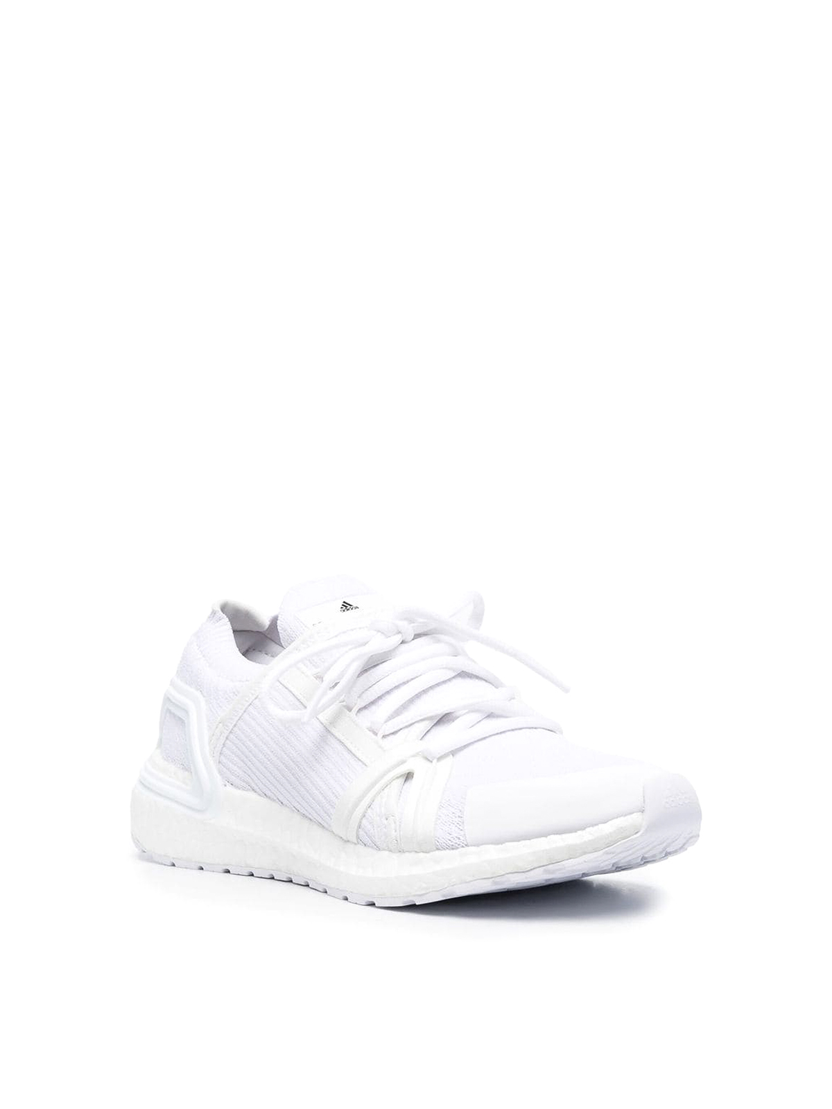 Shop Adidas By Stella Mccartney Panelled Lace-up Sneakers In Blanco