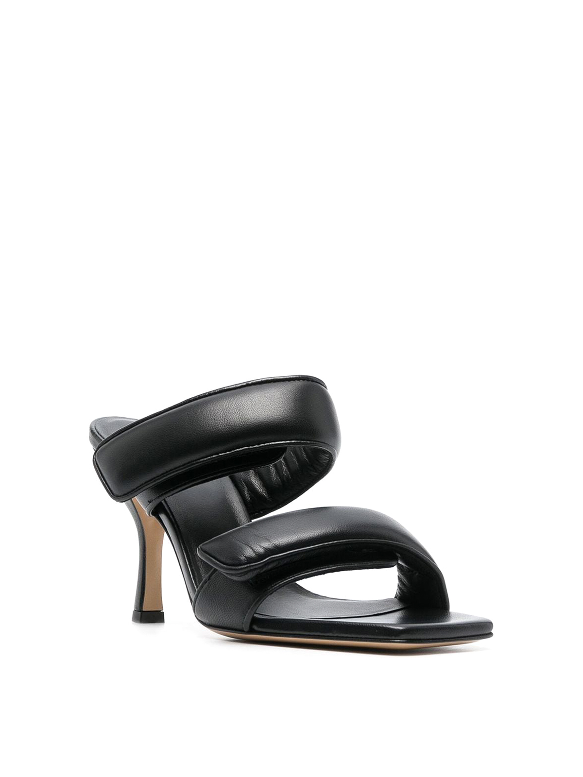 Shop Gia Borghini Perni Touch- Strap Fastened Sandals In Black