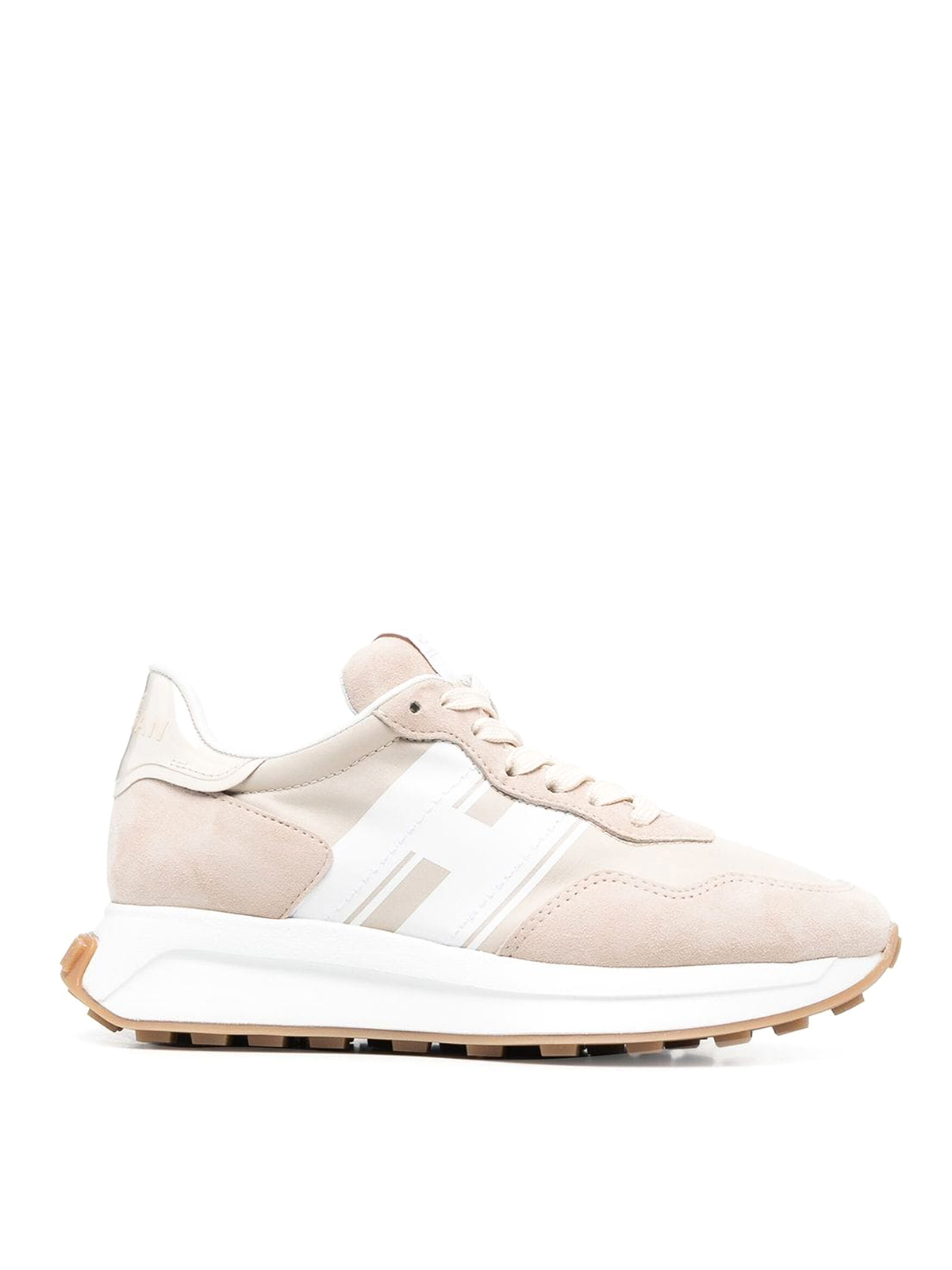 Hogan Side Logo-detail Trainers In Light Pink