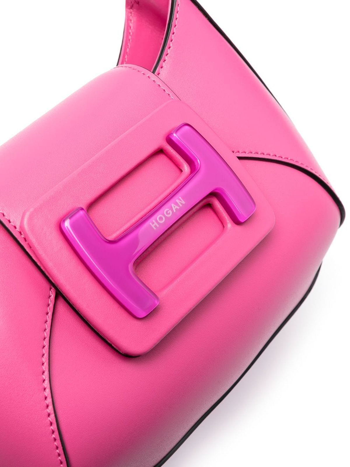 Shop Hogan Bolsa De Hombro - H-bag Hobo In Pink