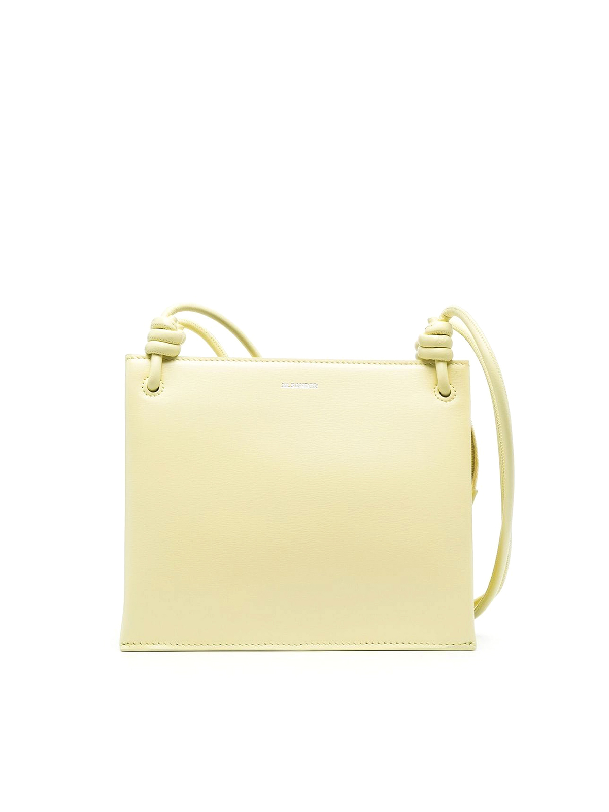 Jil Sander ジルサンダー Knot Medium Tote Bag In Smooth Le JIL SANDER - Medium Knot Leather Tote Bag Jil Sander