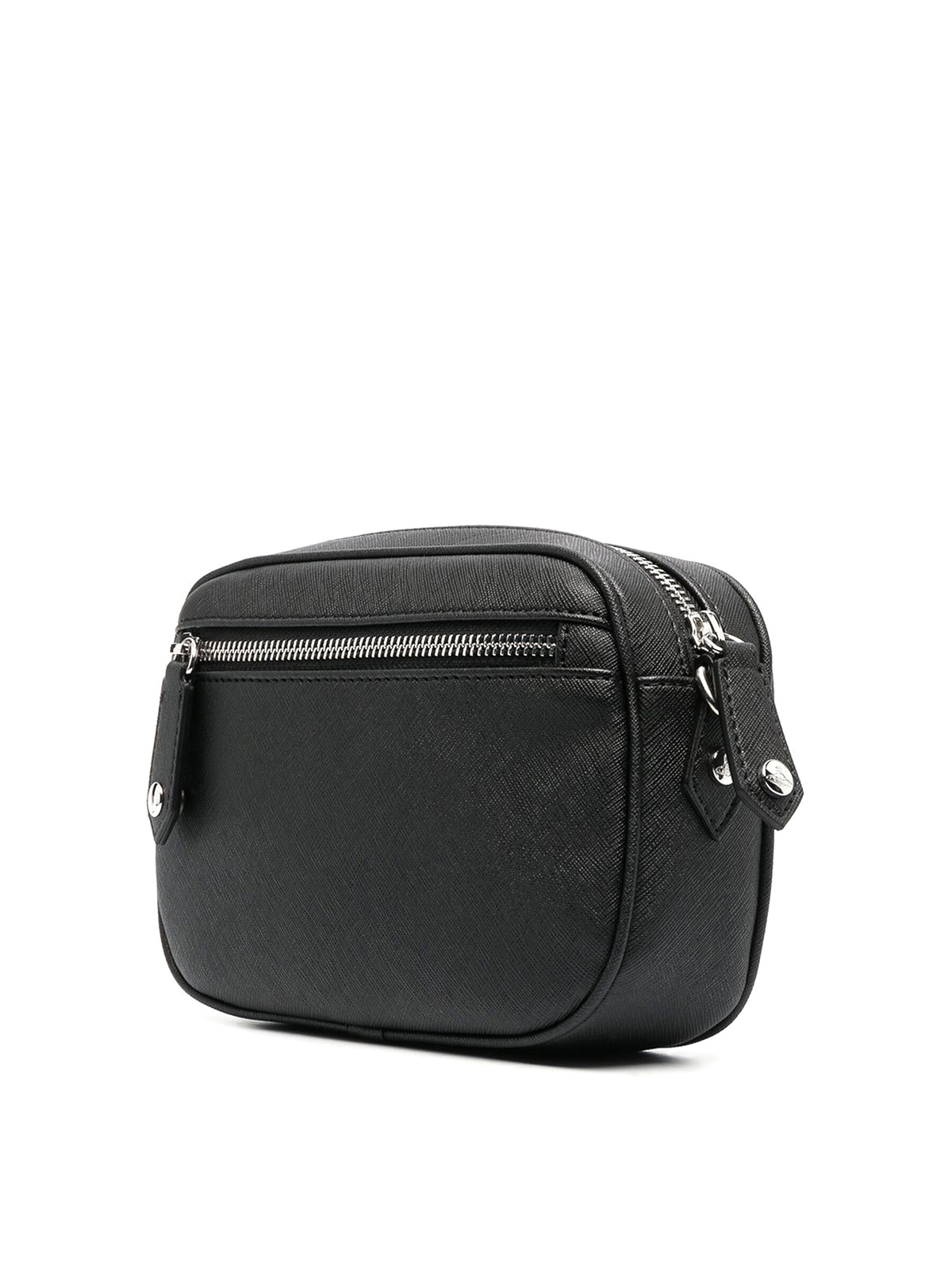 Shop Vivienne Westwood Orb-plaque Faux Leather Bag In Black
