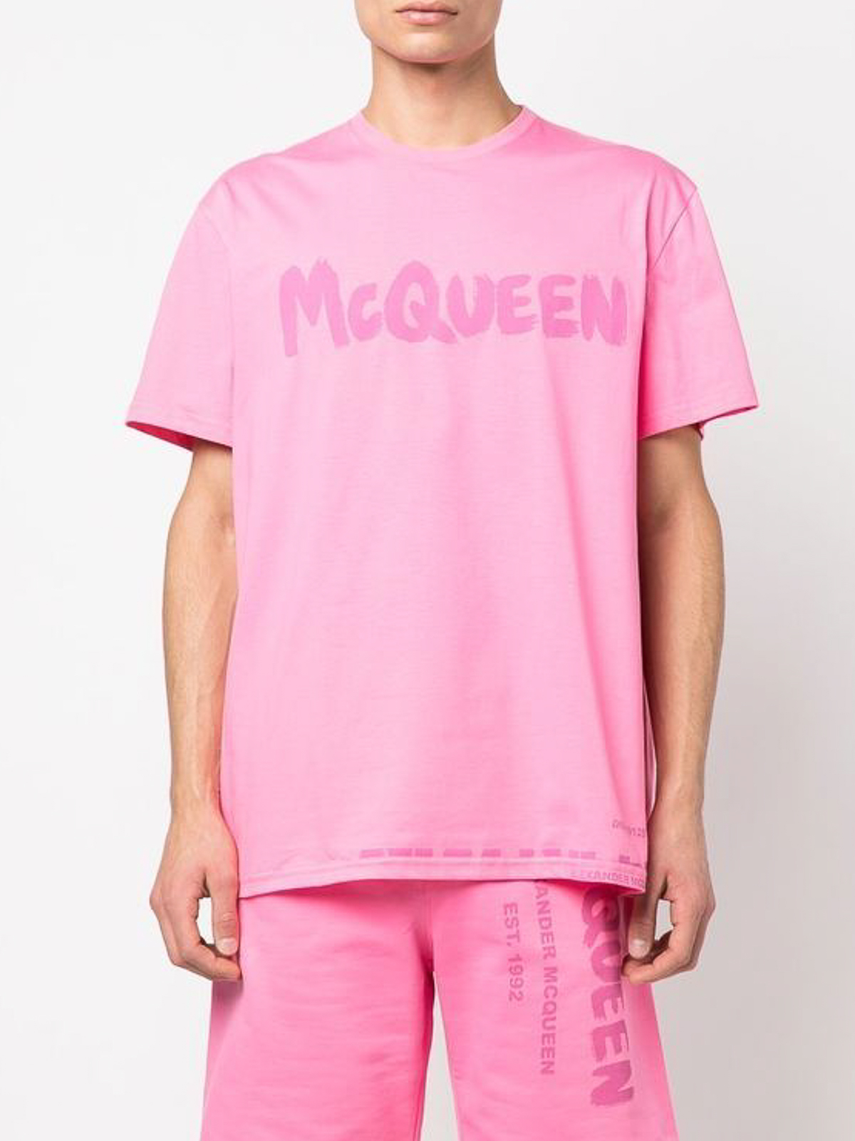 ALEXANDER McQueen Tシャツ オーバーサイズ McQueen Tシャツ | ブラック | Alexander McQueen JP