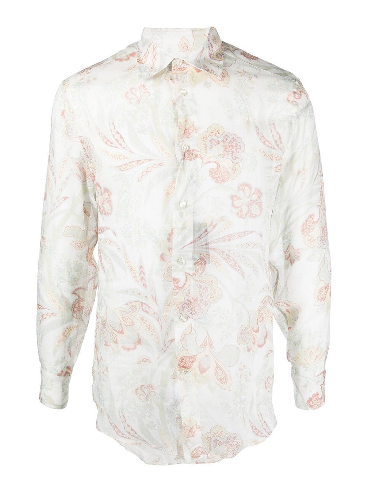 Etro Floral-print Shirt In White