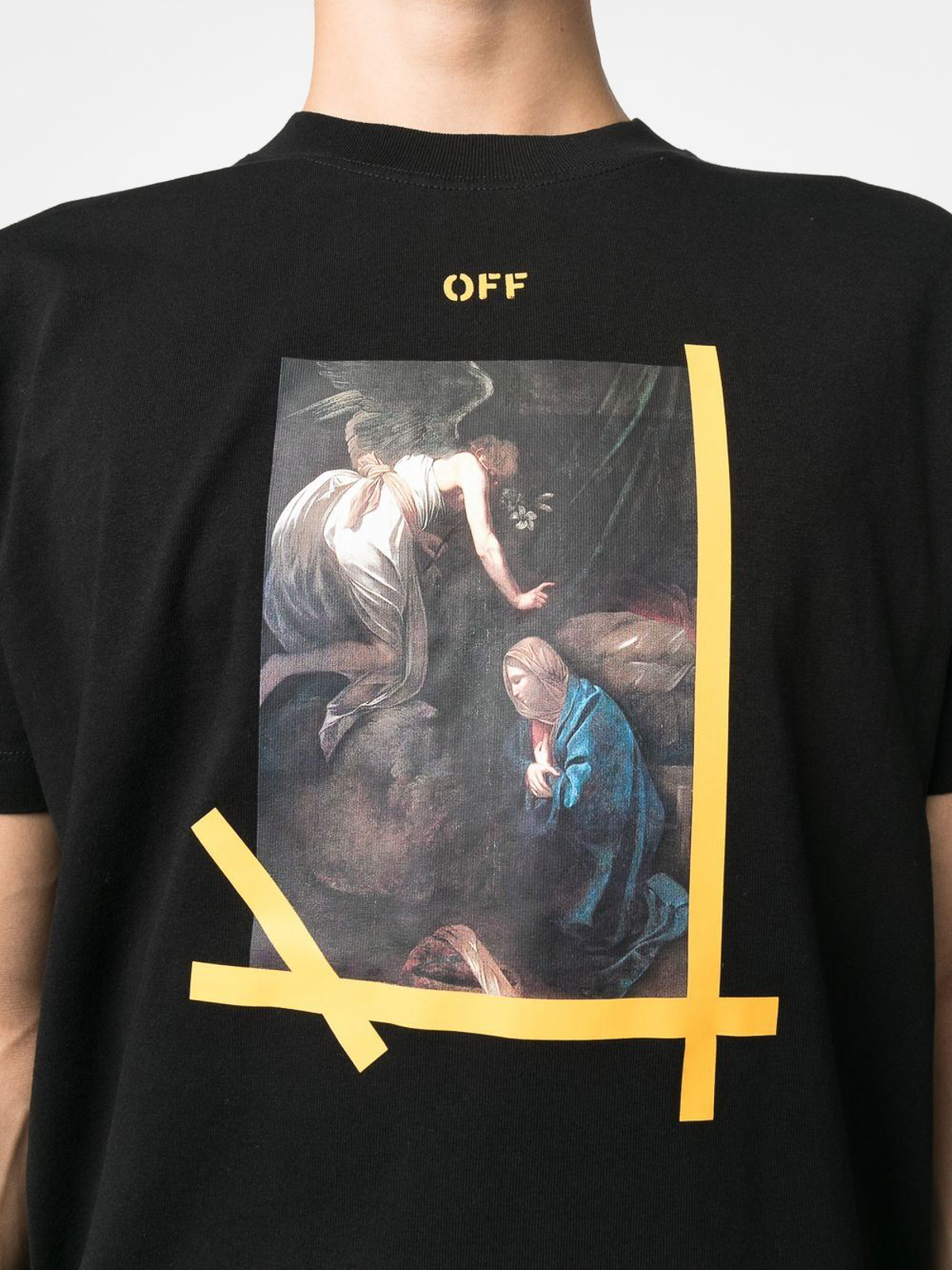 T-shirts Off-White - Arrows Caravaggio Tee OMAA027C99JER0151001