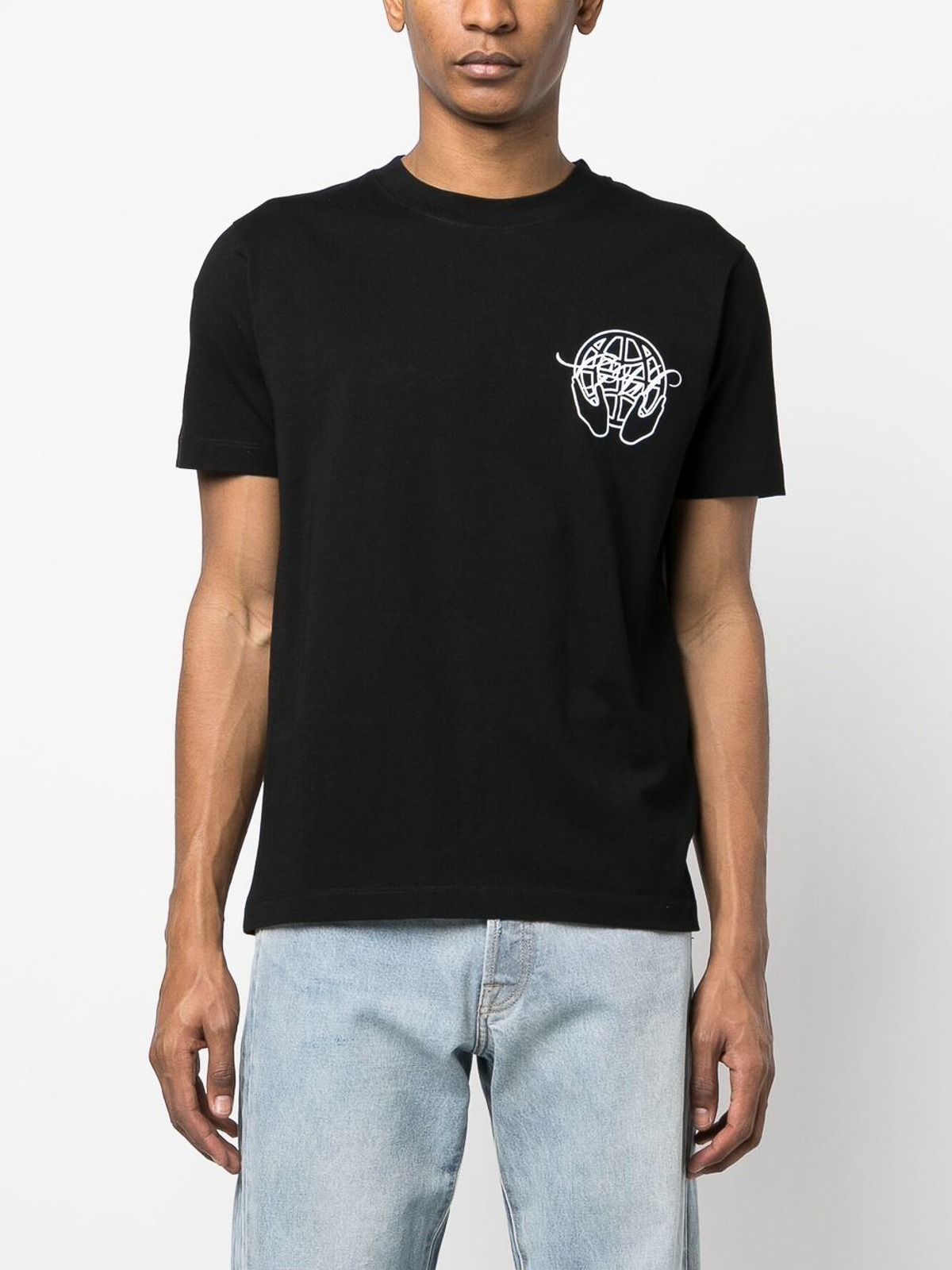 Off-White Logo printed Tee - Black - Men | OMAA027S23JER0071001 Off-White Logo printed Tee - Black - Men | OMAA027S23JER0071001