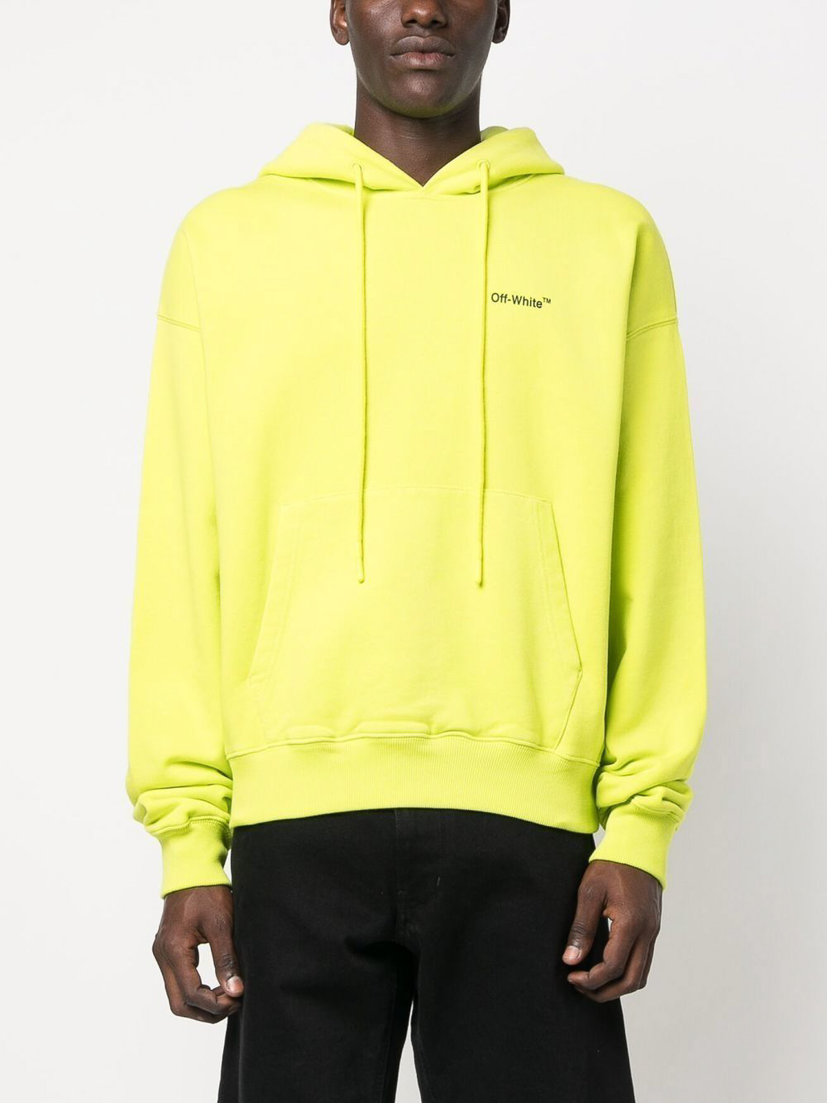 & Sweaters Off-White - Fluorescent hoodie - OMBB037S23FLE0015010