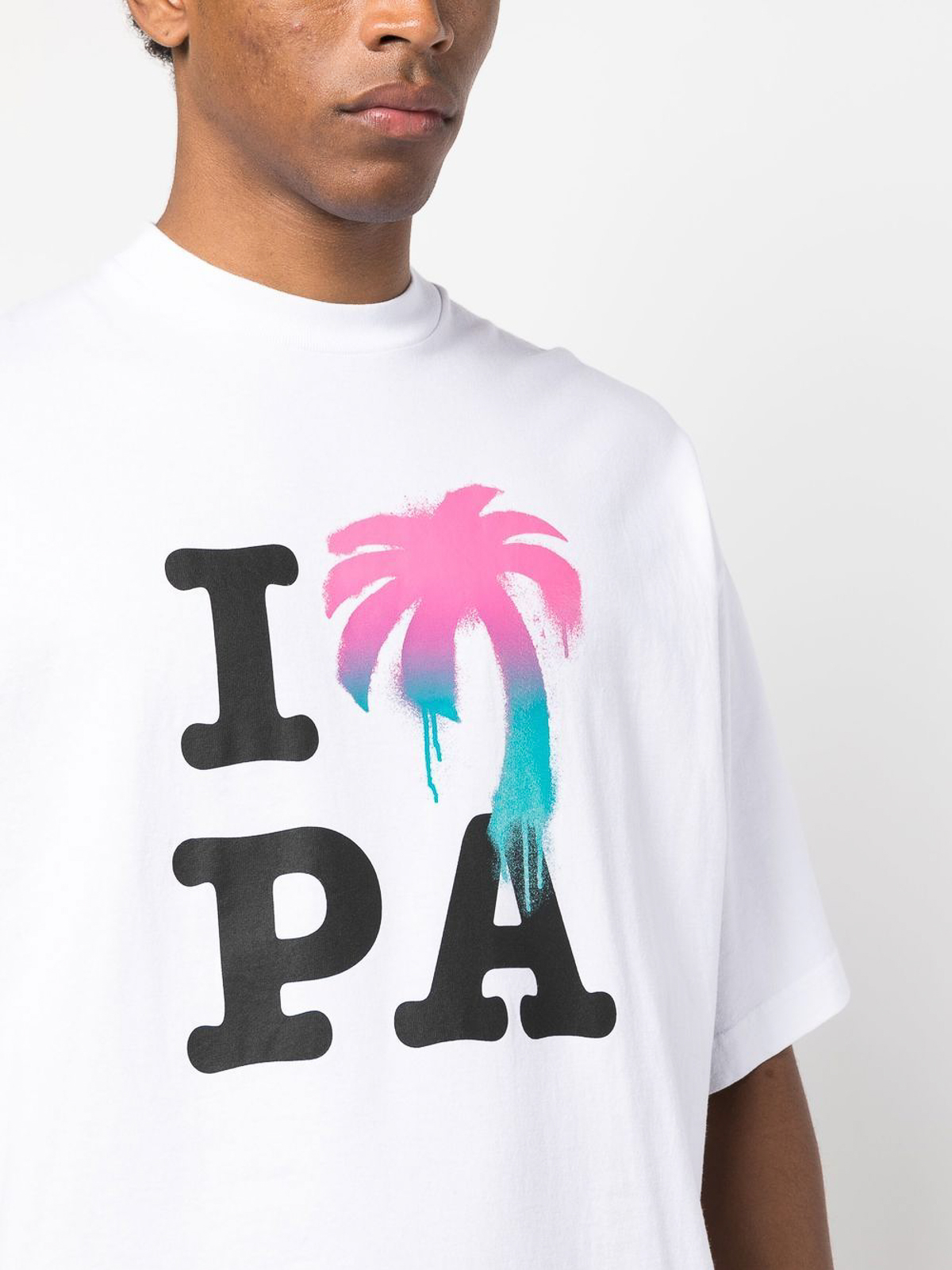Palm Angels Tシャツ - 白 - ホワイト|PMAA066S23JER0020184