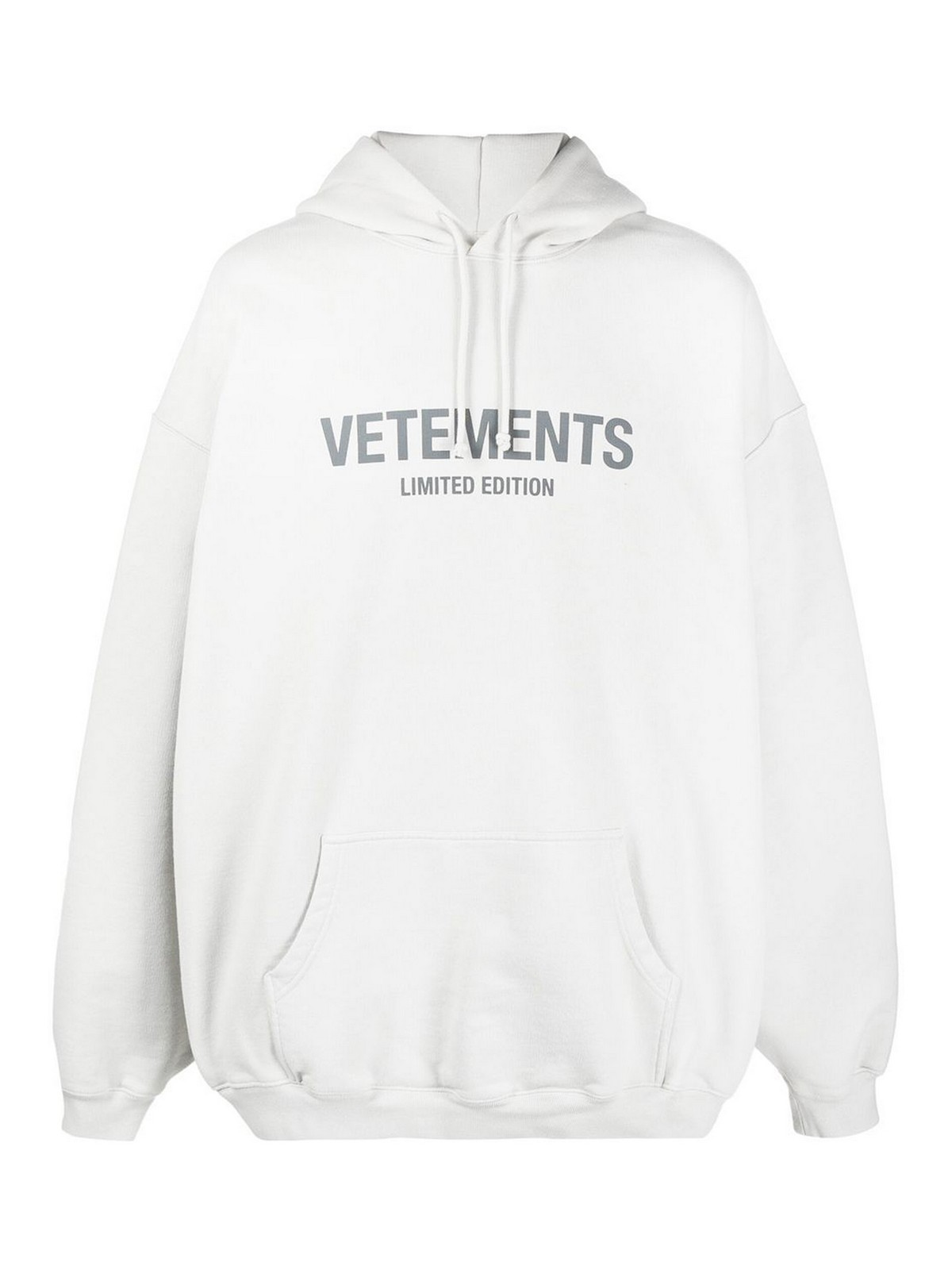 Vetements graphic-print Cotton Blend Hoodie - White