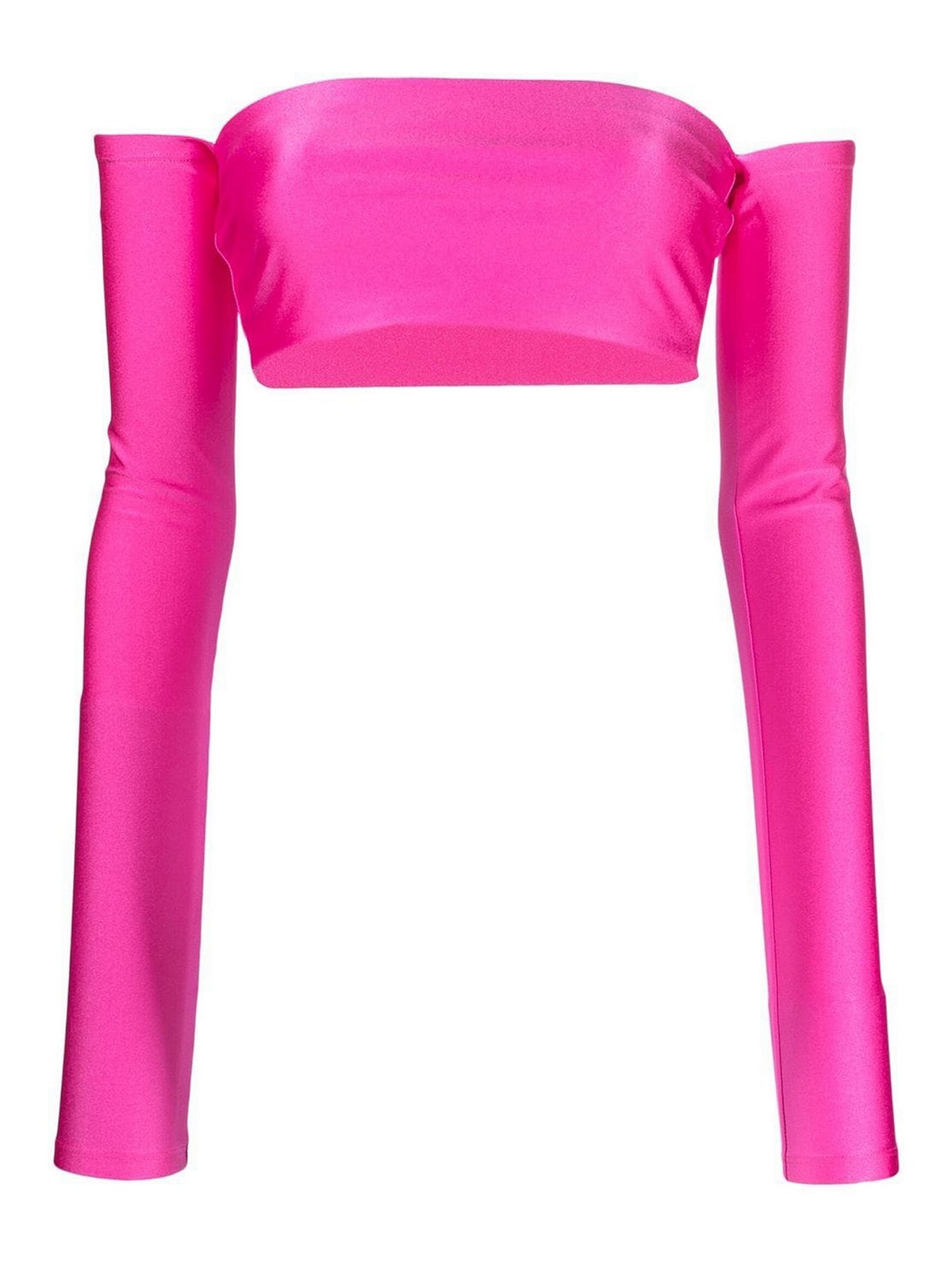 【関税&送料込】THE ANDAMANE Top Fuchsia The Andamane Off shoulder top - Fuchsia | T130725ATJP062FUCHSIA