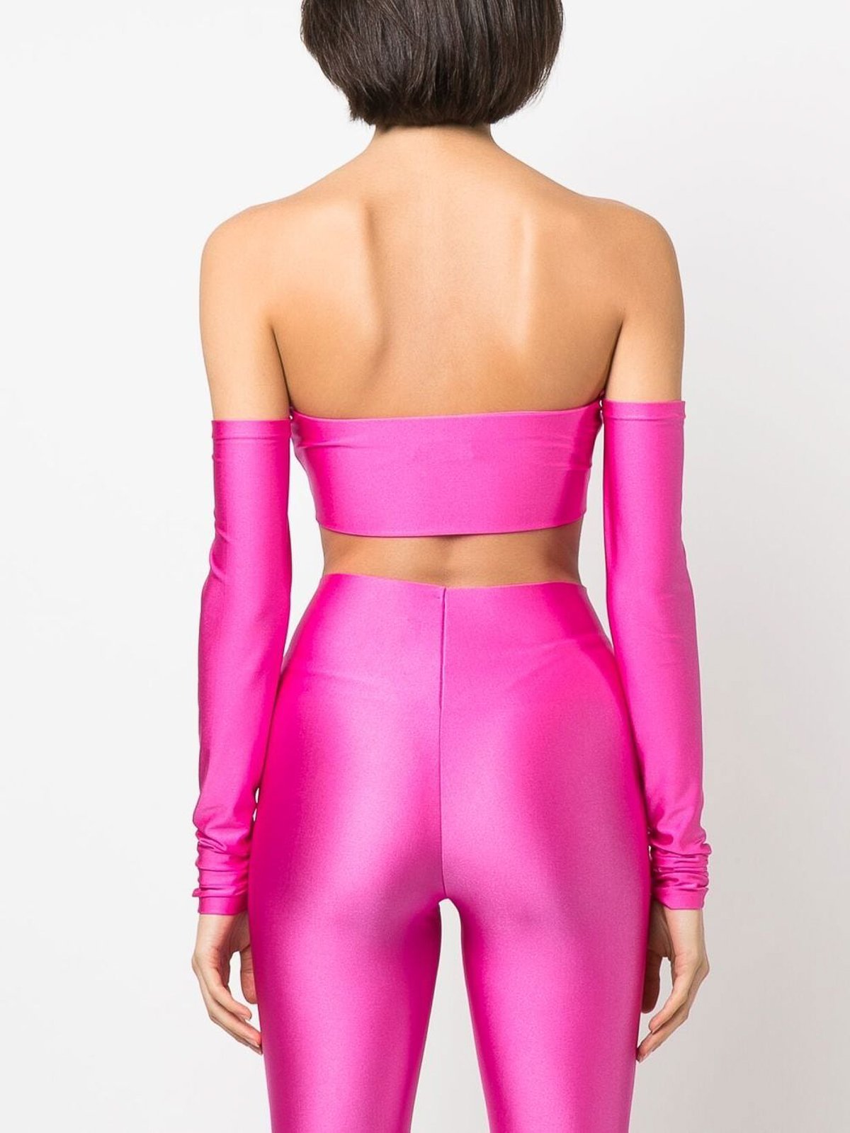 【関税&送料込】THE ANDAMANE Top Fuchsia The Andamane Off shoulder top - Fuchsia | T130725ATJP062FUCHSIA
