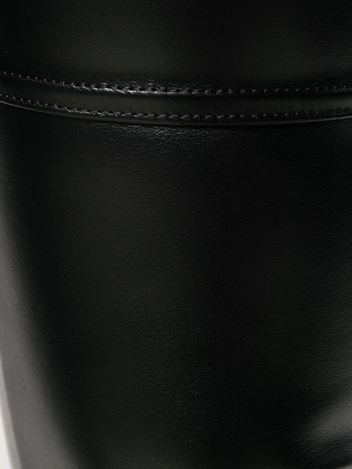 Shop Wolford Pantalones De Cuero - Negro In Black