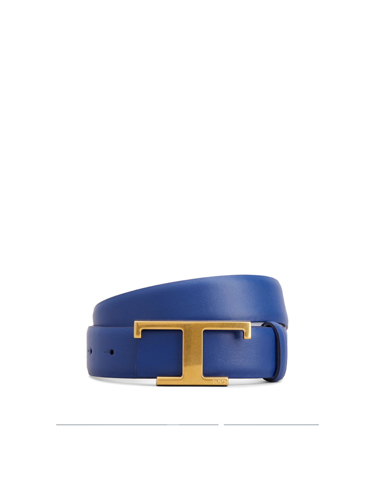 Tod's Leather Belt In Azul