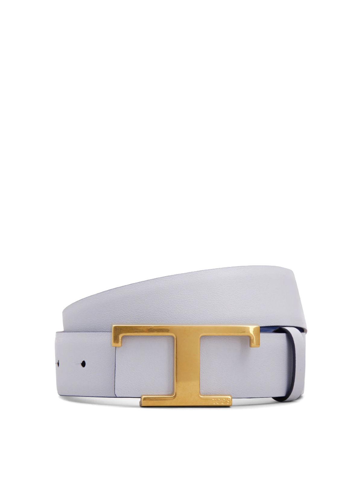 Shop Tod's Leather Belt In Azul