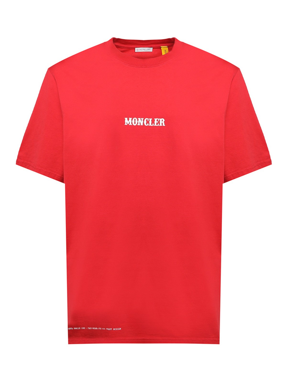 Moncler Cotton T-shirt - Red - Men | H209U8C00003M235345R