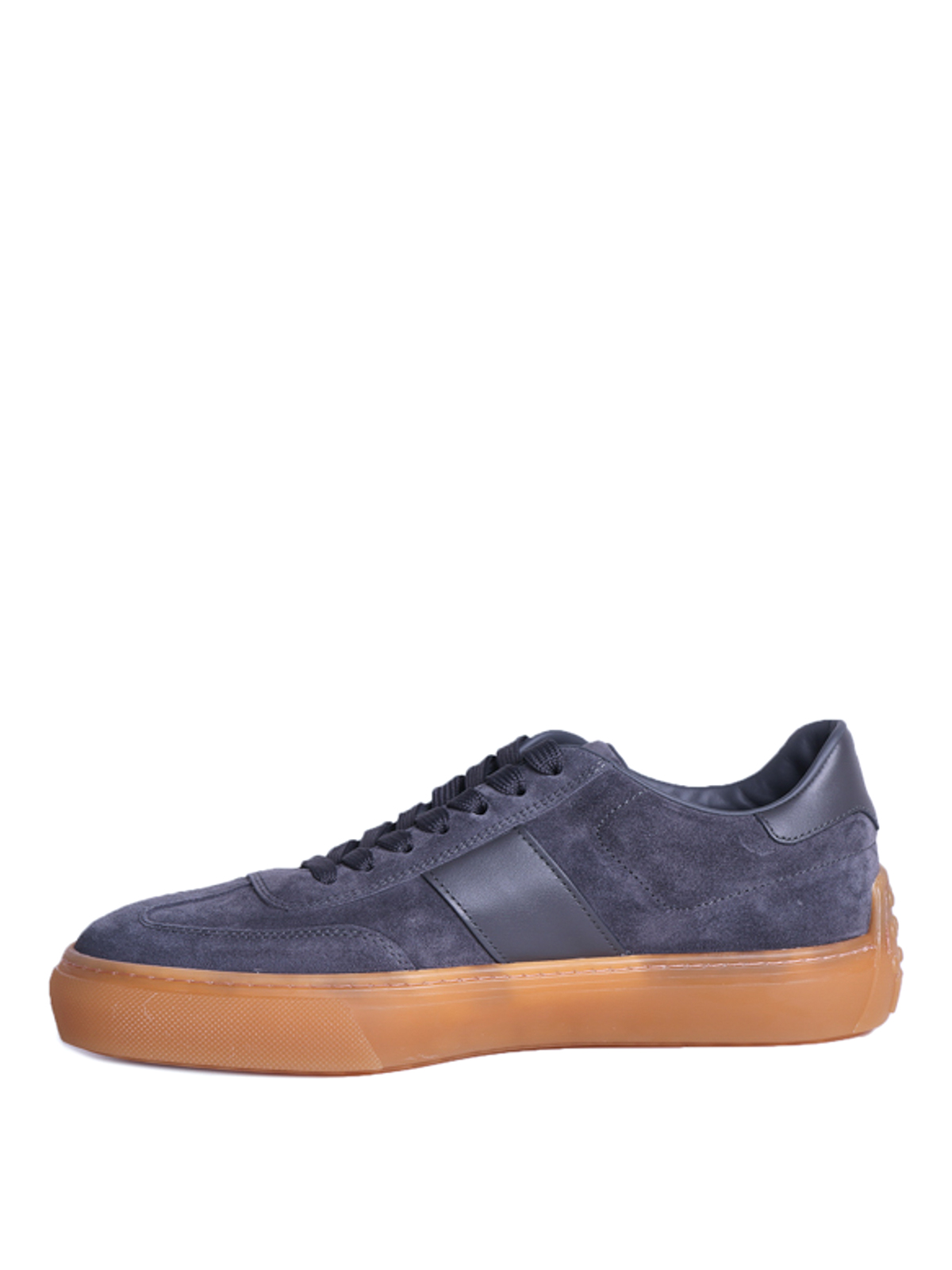 Shop Tod's Leather Sneakers In Azul