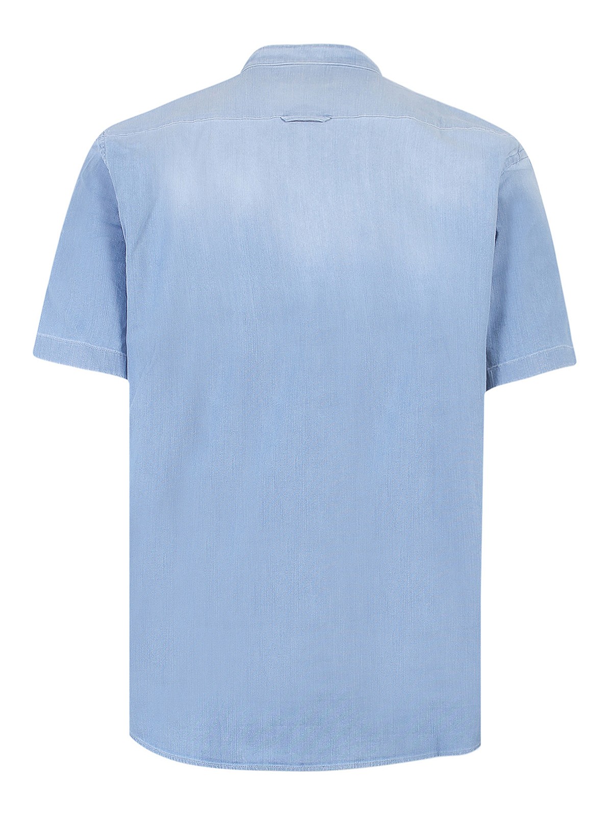 Shop Dondup Cotton Shirt In Azul