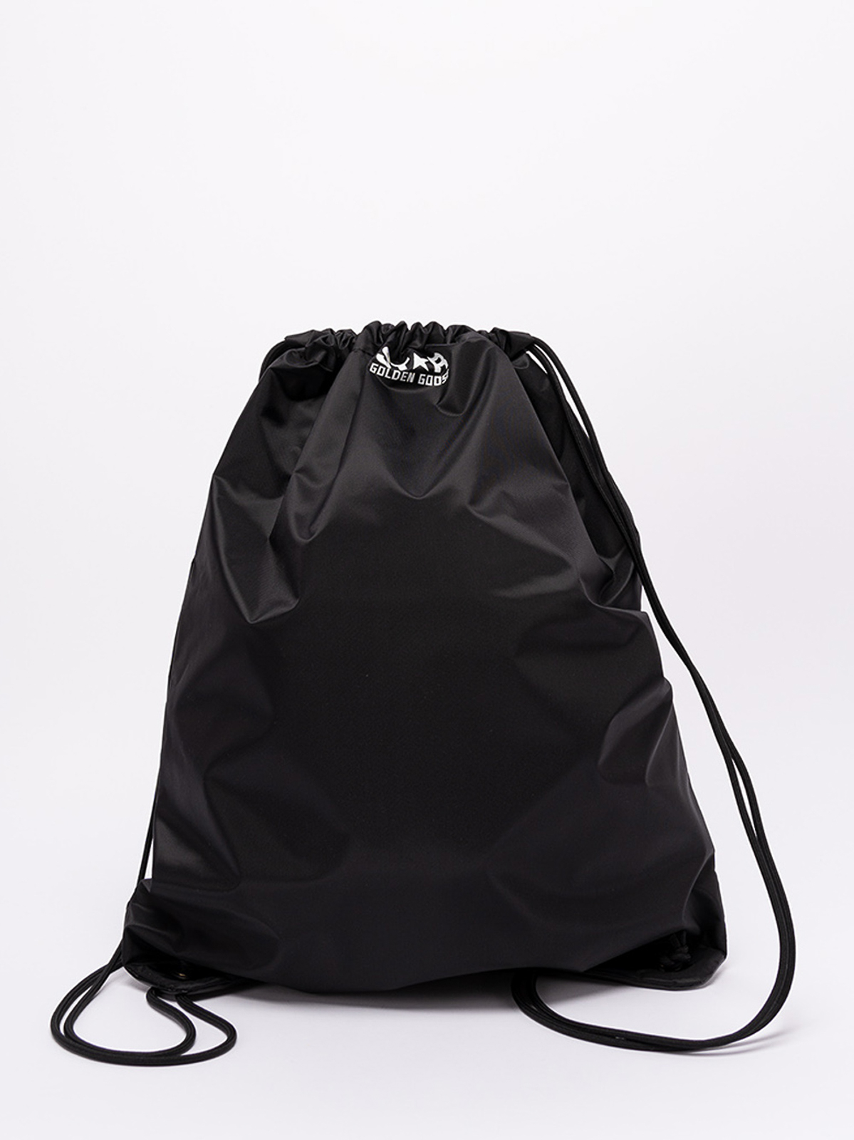 Shop Golden Goose Nylon Drawstring Backpack In Black