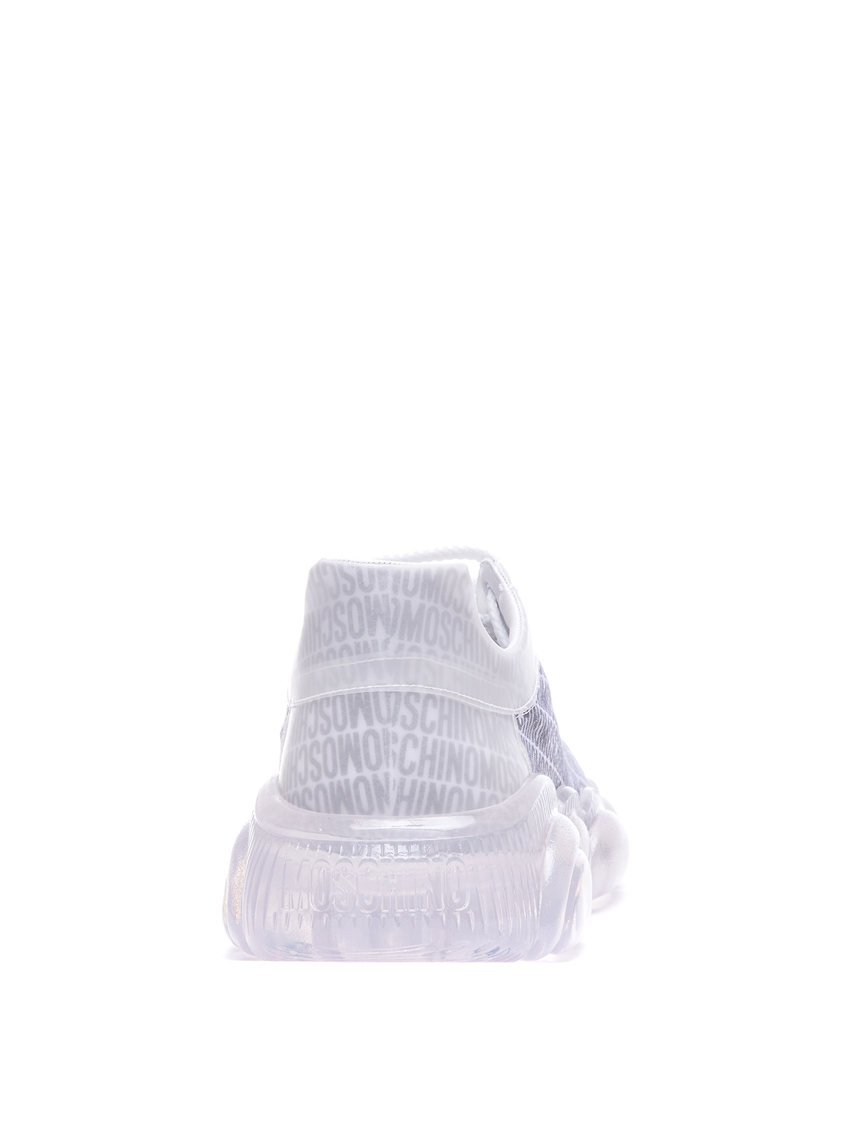 Moschino Transparent effect sneakers - White|MB15273G0GGW010